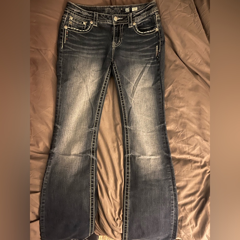 Miss Me Sz 30x34 Dark Blue Boot Cut